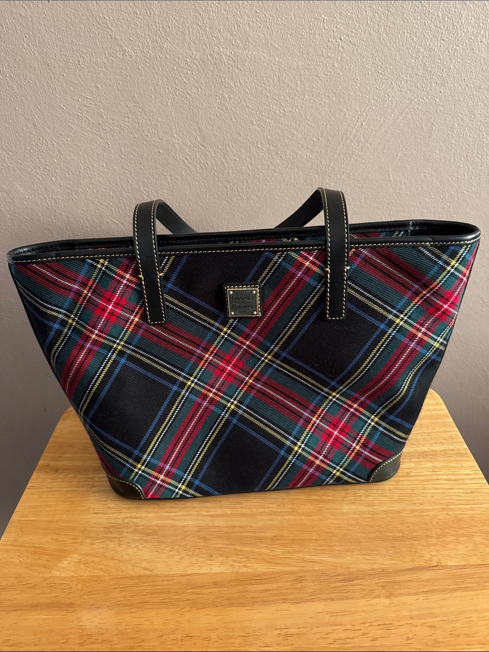 Dooney & Bourke Tartan Charleston Tote